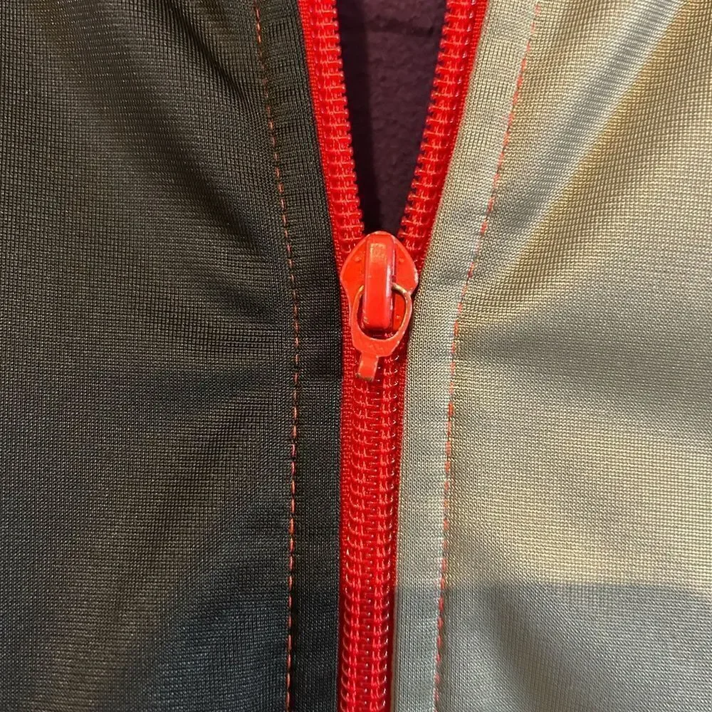 LRG Men’s XL Colorblock Zip Jacket G-Tek Knowledge Streetwear Red Black Gray